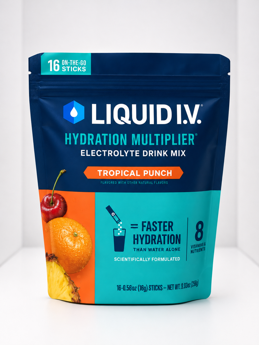 Liquid I.V. Hydration Multiplier Electrolyte Drink Mix (16 sticks)