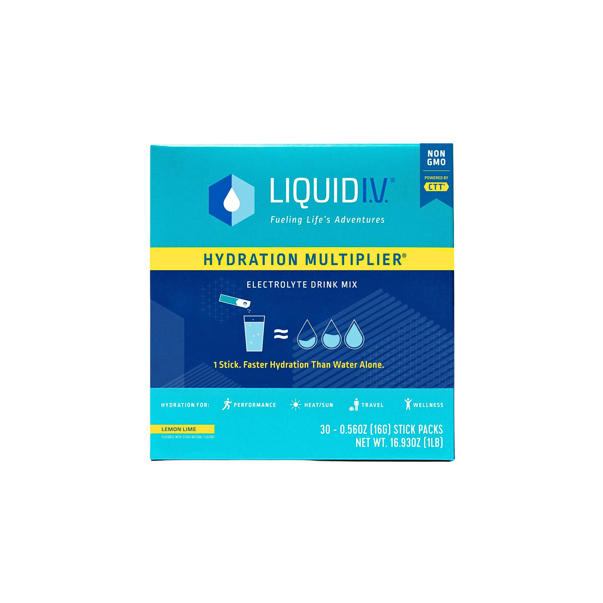 Liquid I.V. Hydration Multiplier Electrolyte Drink Mix (16 sticks)