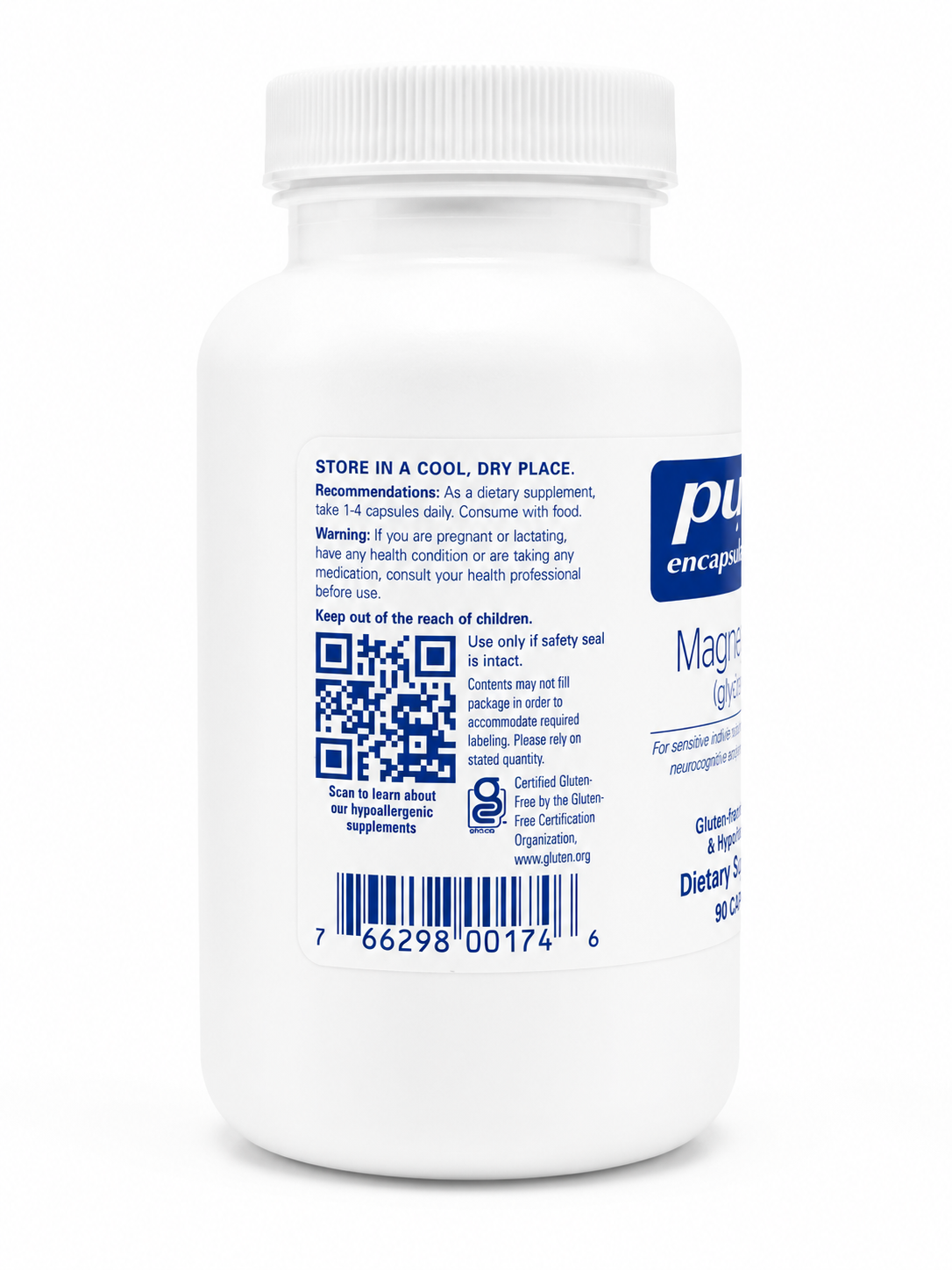 Pure Encapsulations Magnesium (Glycinate) 90ct