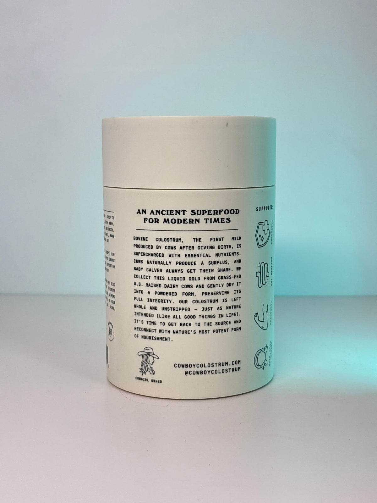 Cowboy Colostrum Vanilla Superfood Powder (136g)