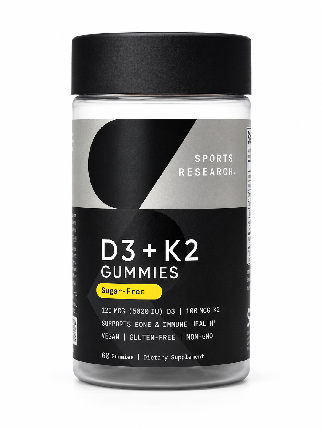 Sports Research Vegan Vitamin D3 + K2 Gummies