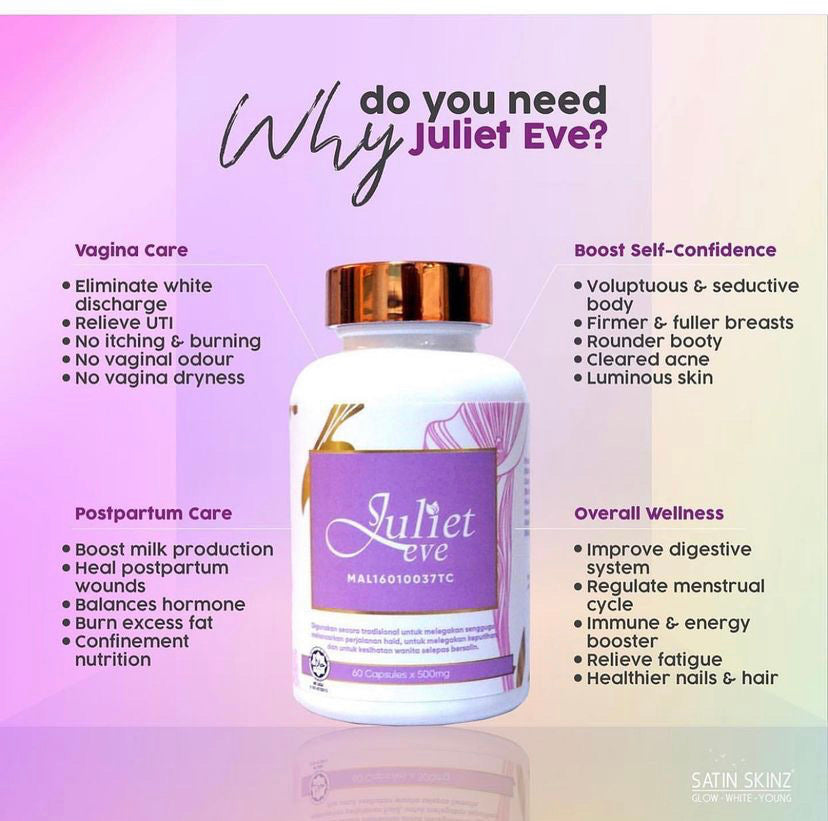 Juliet Eve 500mg, 60 Caps Wepremiumng