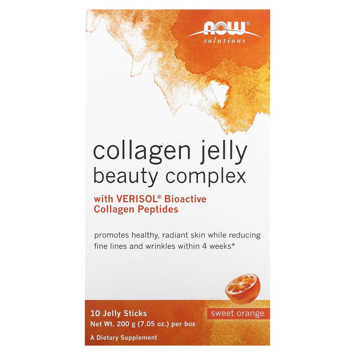 Now Collagen Jelly (sweet orange)