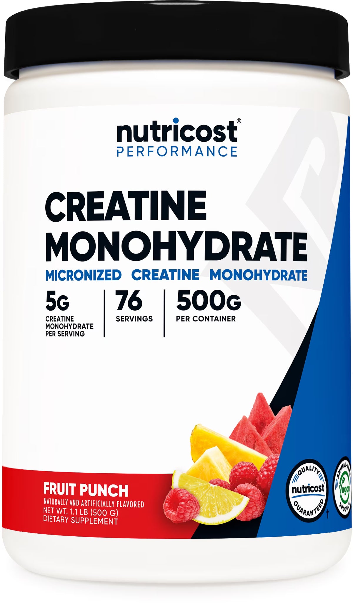 Nutricost Creatine Monohydrate Fruit Punch (500g)