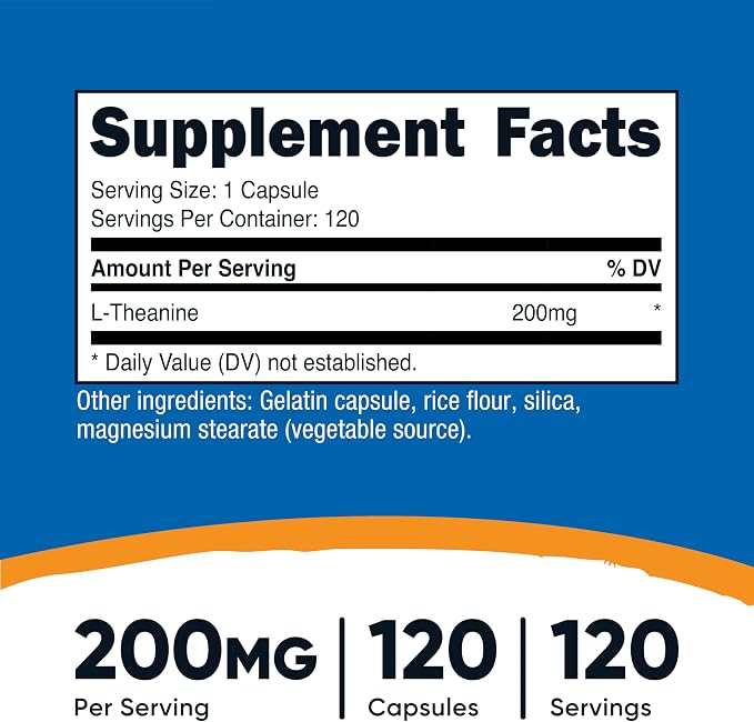 Nutricost L-Theanine 200mg