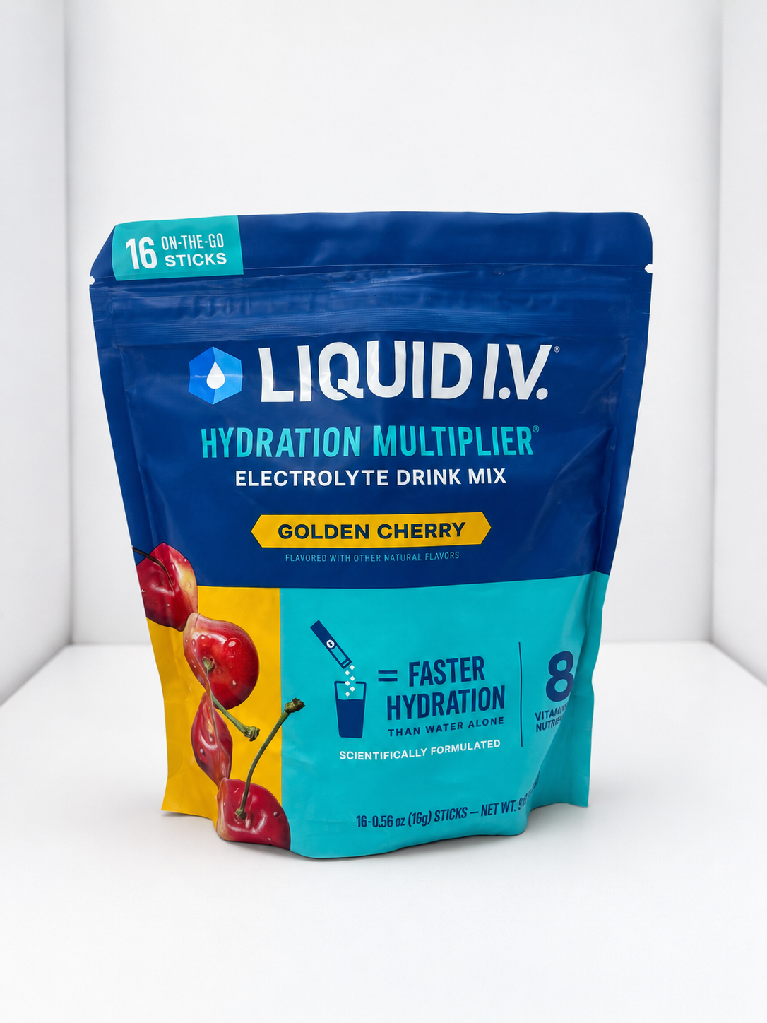 Liquid I.V. Hydration Multiplier Electrolyte Drink Mix (16 sticks)