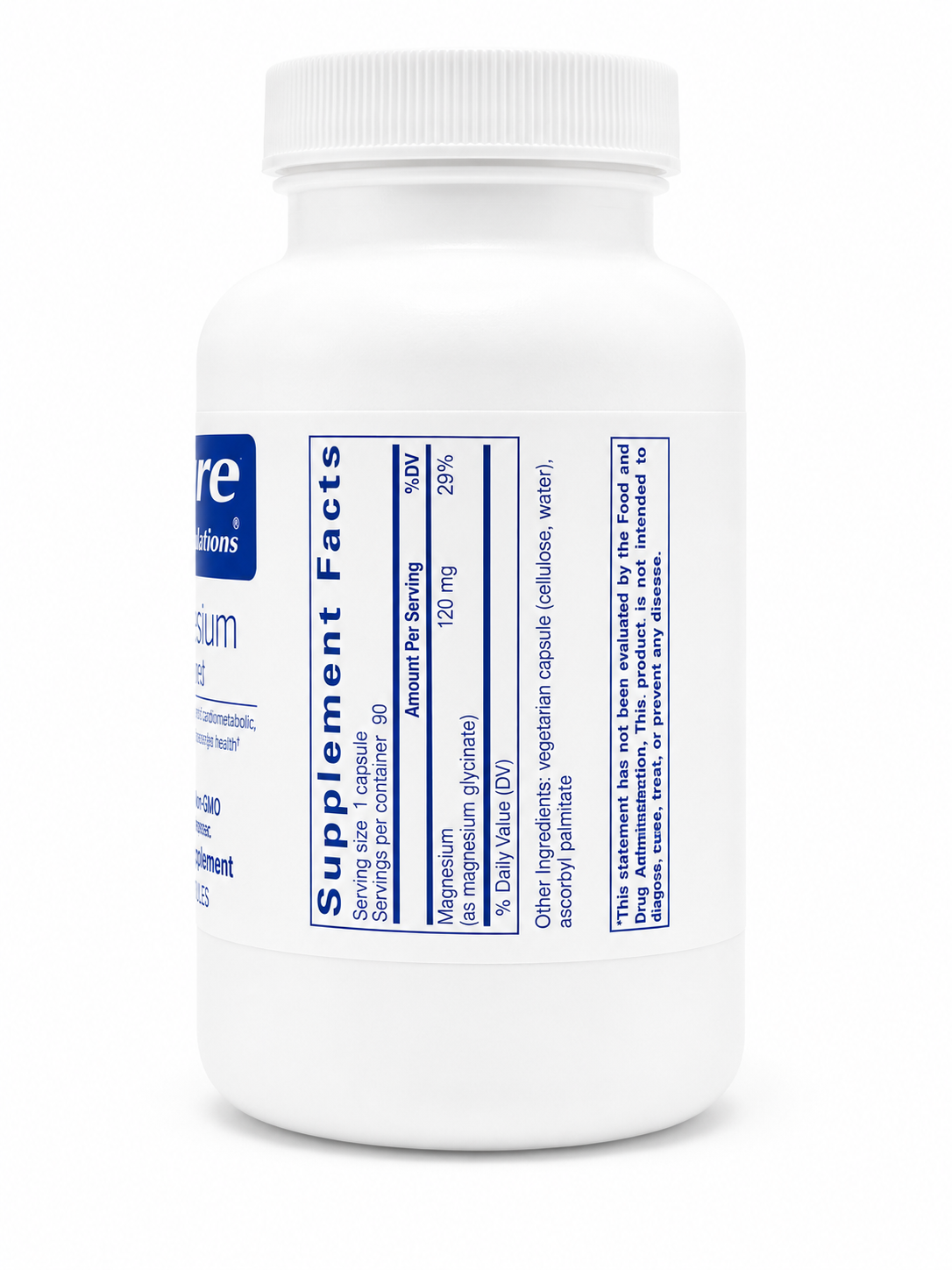Pure Encapsulations Magnesium (Glycinate) 90ct