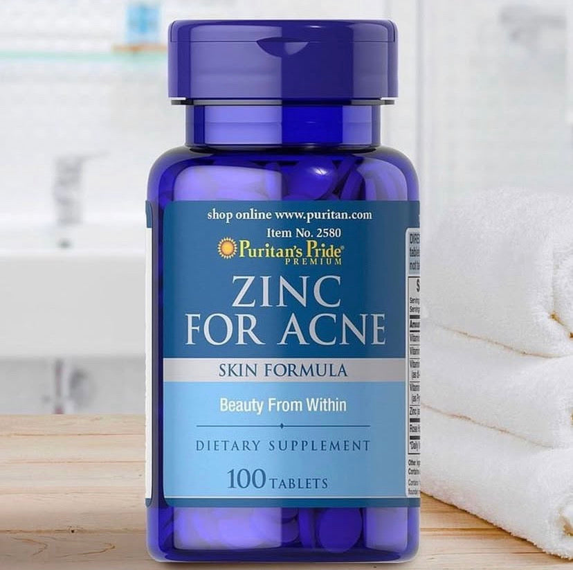 Puritan’s Pride Zinc For Acne Skin