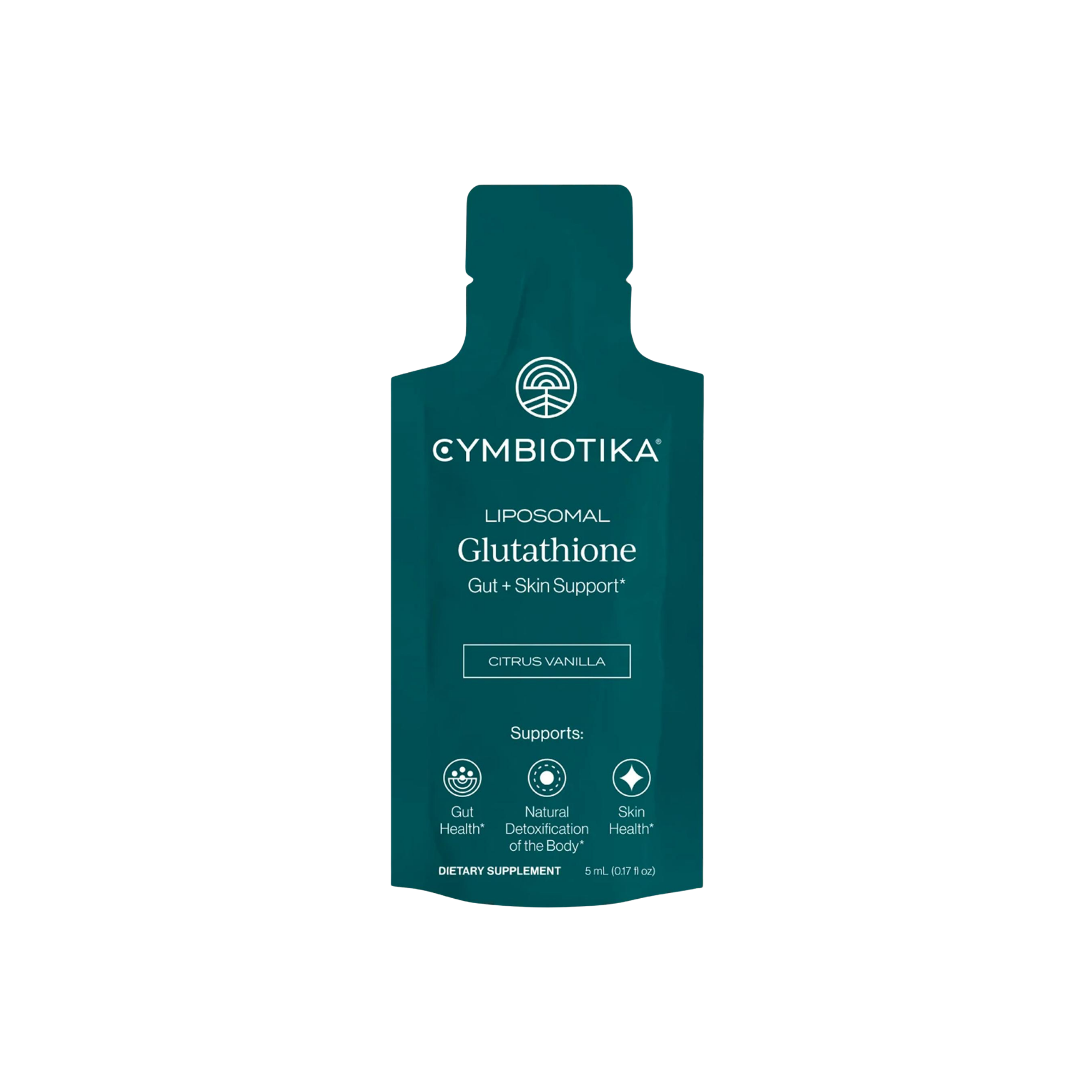 CYMBIOTIKA Liposomal Glutathione – Gut + Skin Support (Citrus Vanilla)
