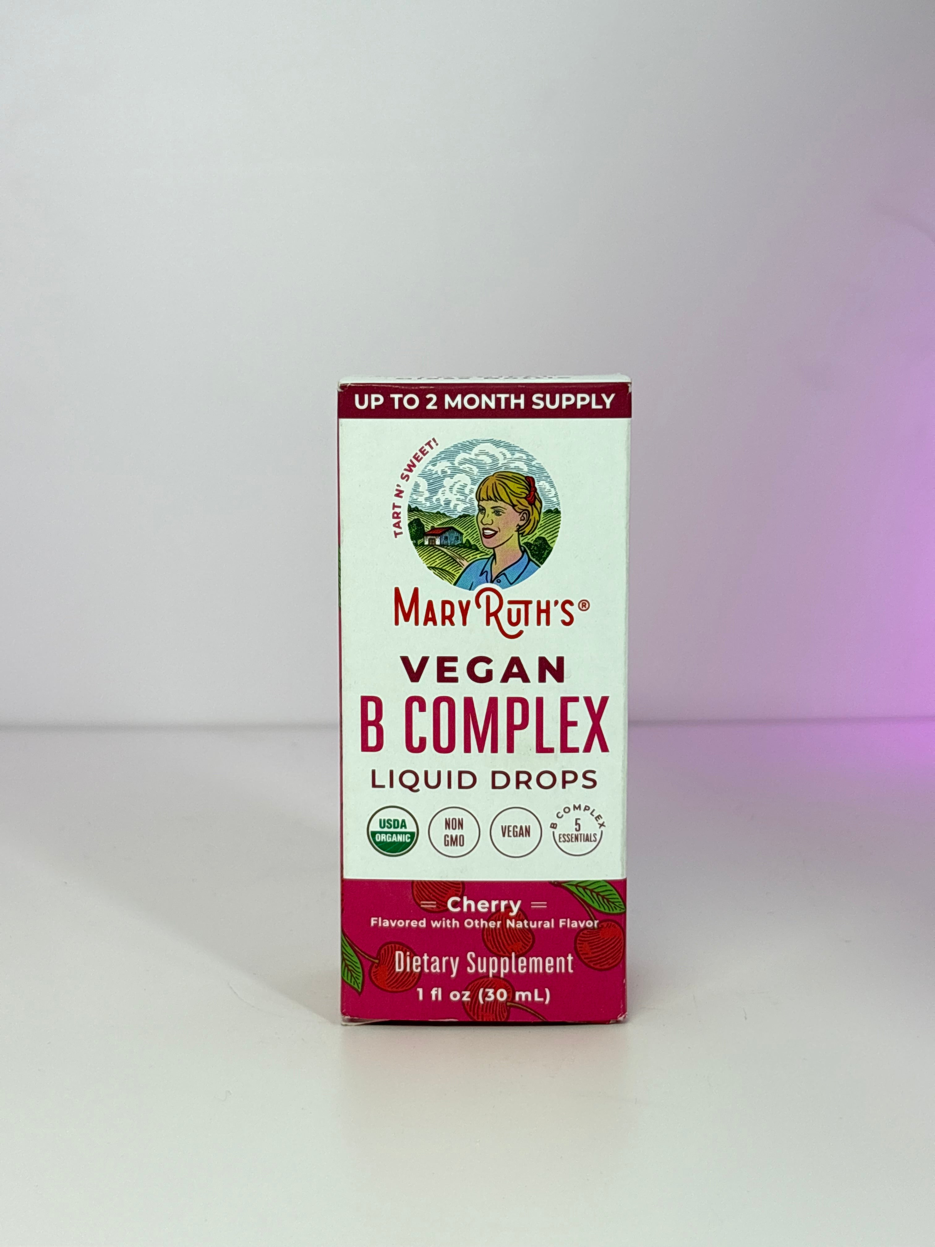 MaryRuth’s Vitamin B Complex Liquid Drops (Cherry)