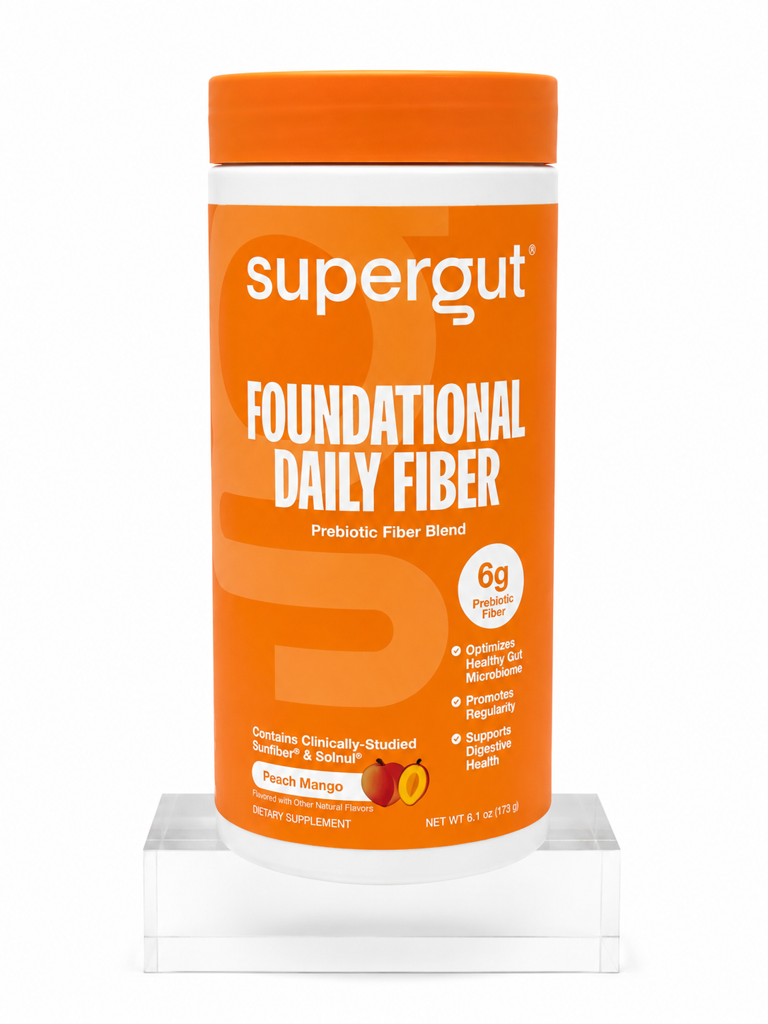 Supergut Foundational Daily Fiber Peach Mango (173g)