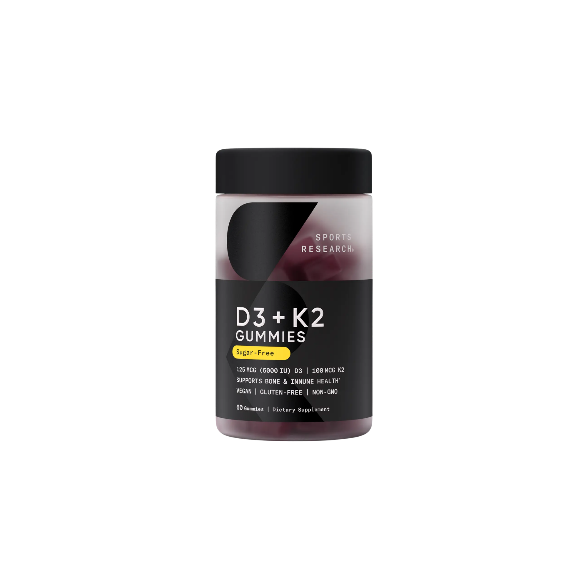 Sports Research Vegan Vitamin D3 + K2 Gummies