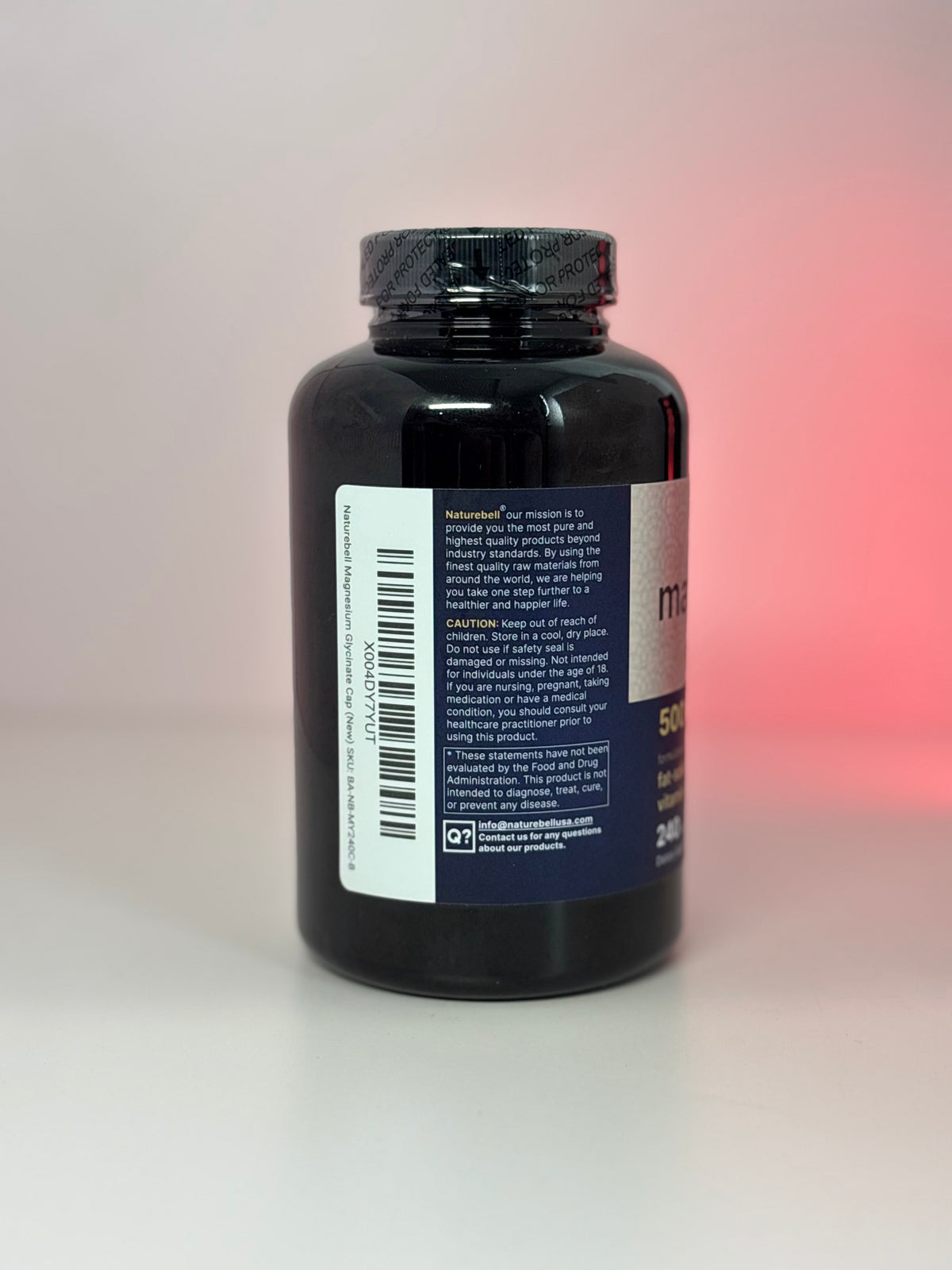 NatureBell Pure Magnesium Glycinate (500mg)