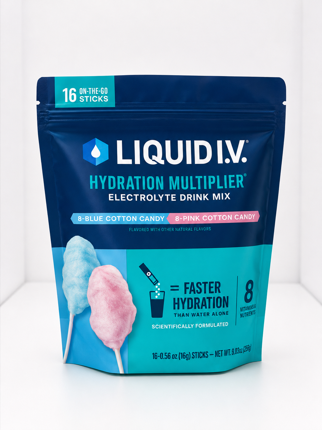 Liquid I.V. Hydration Multiplier Electrolyte Drink Mix (16 sticks)