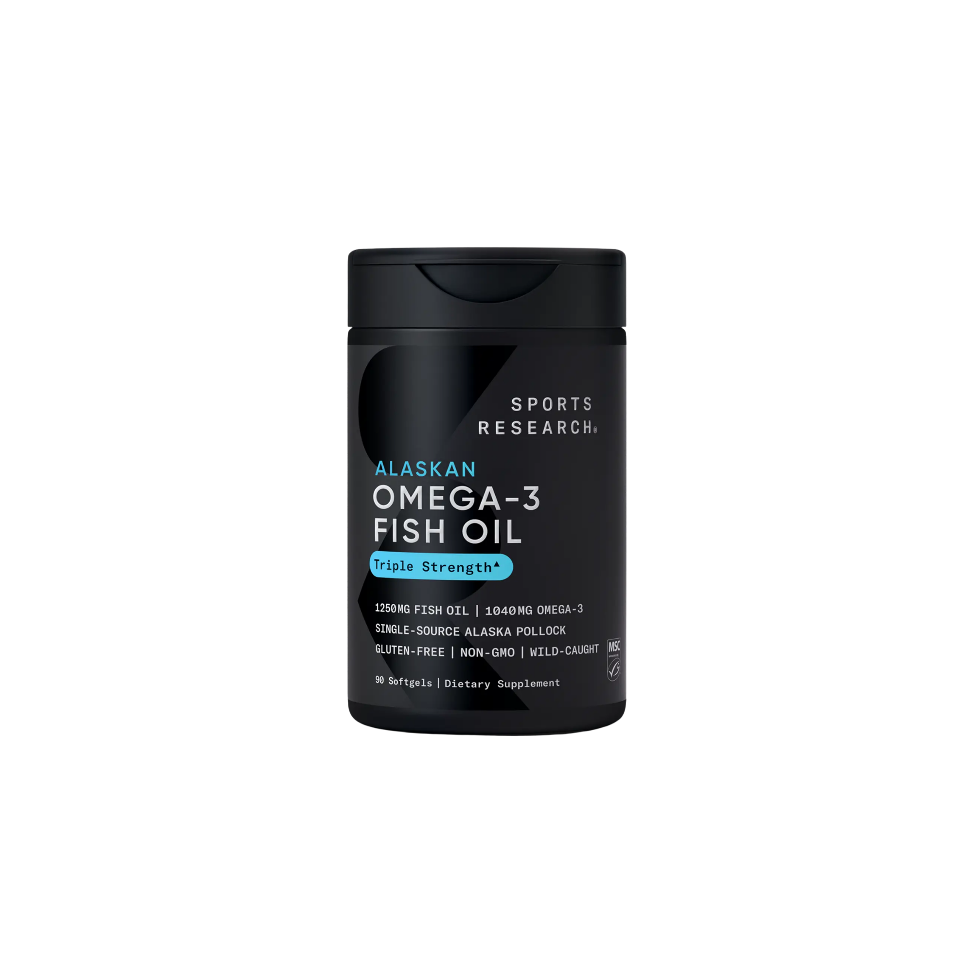 Sports Research Triple Strength Omega-3 Fish Oil (30 softgels)
