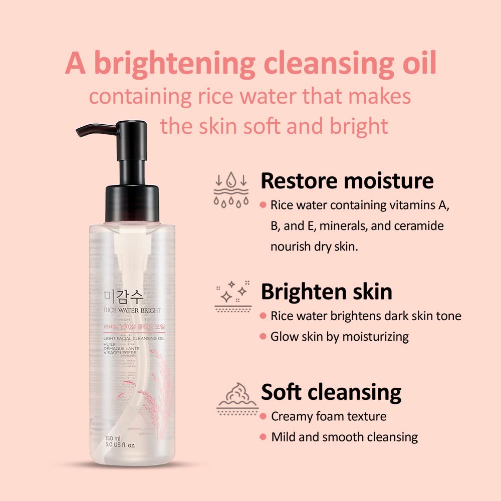 [THE FACE SHOP] Rice Water Bright Cleansing Rich Oil 150ml Wepremiumng