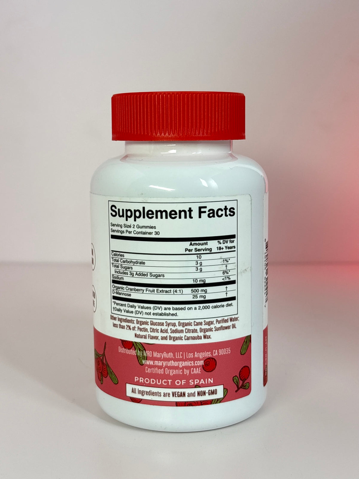 MaryRuth’s Organic Cranberry Gummies