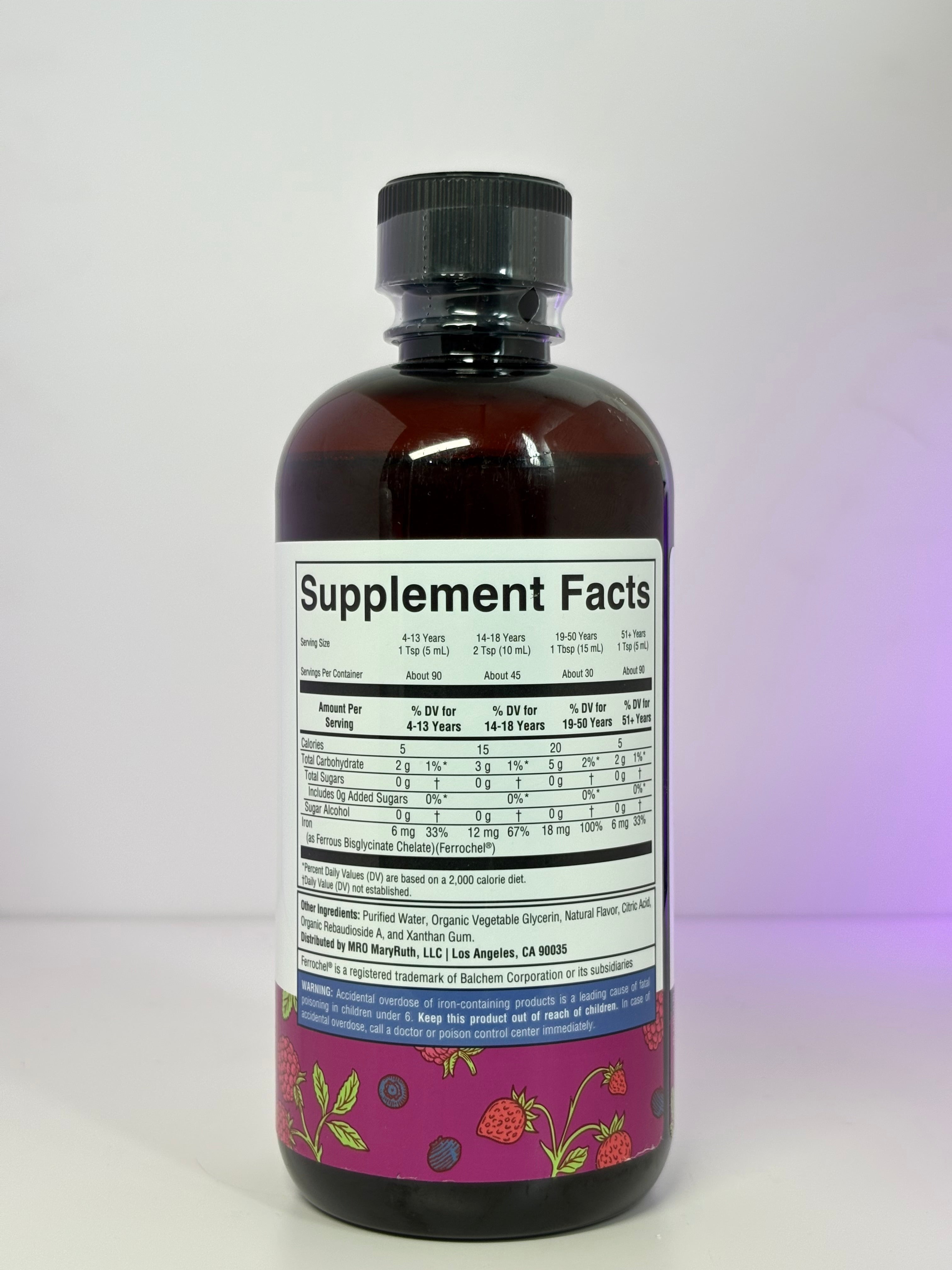 MaryRuth’s Liquid Iron (Berry, 450ml)
