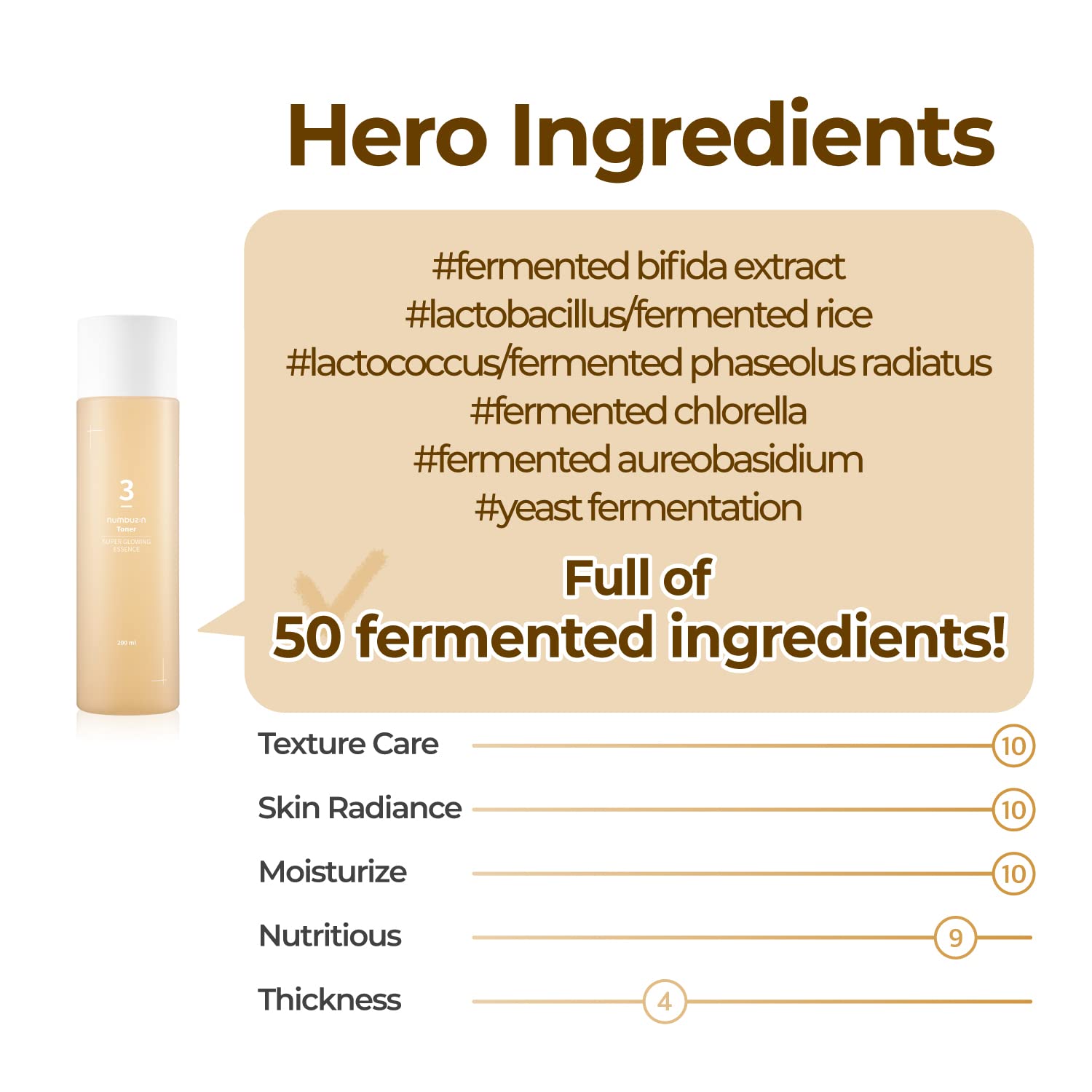 [Numbuzin] No.3 Super Glowing Essence Toner 200ml Wepremiumng