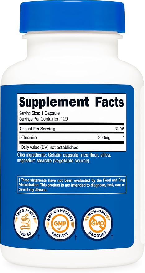 Nutricost L-Theanine 200mg