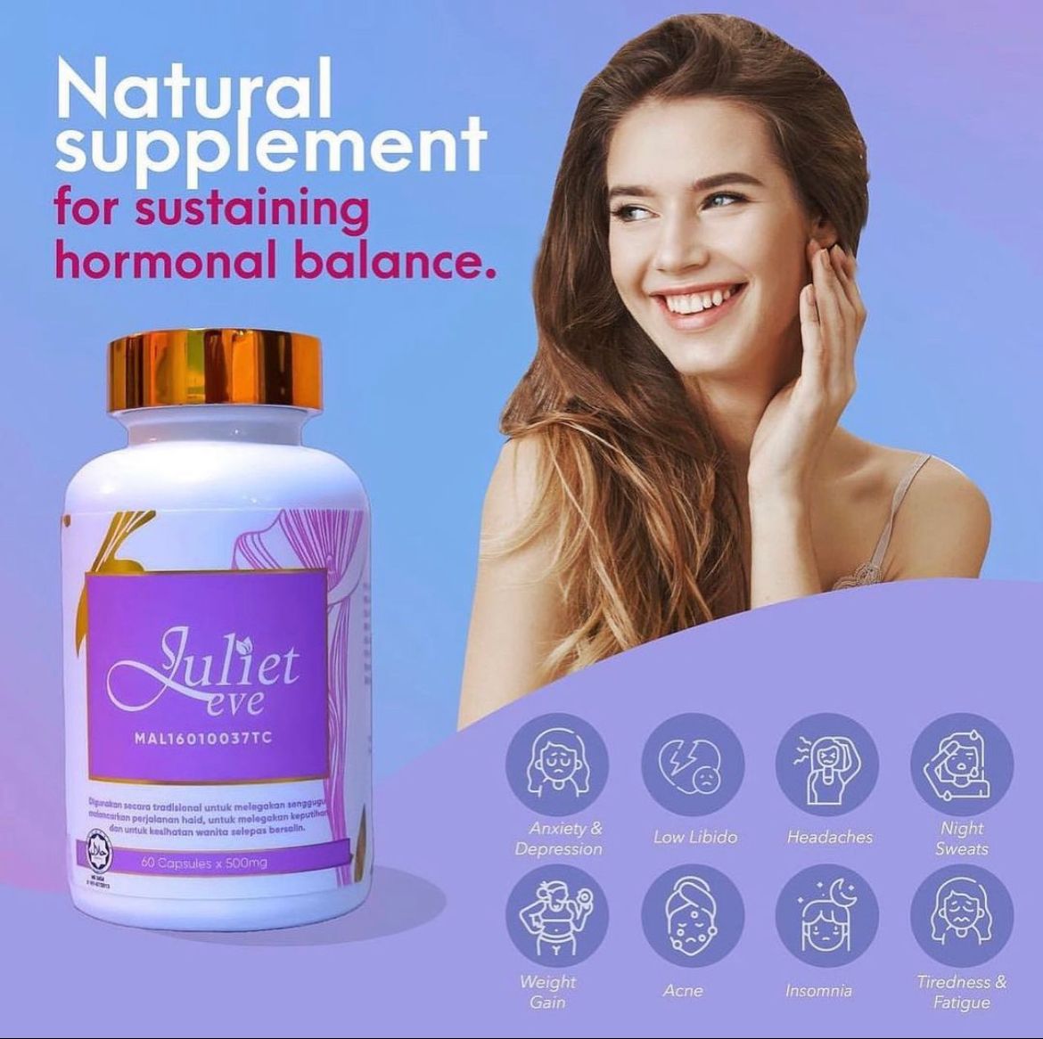 Juliet Eve 500mg, 60 Caps Wepremiumng