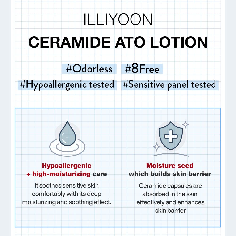 [ILLIYOON] Ceramide Ato Lotion 350ml Wepremiumng